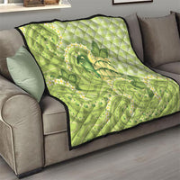 Hawaii Palaka Quilt Cute Green Mango Turtle On The Waves DT05 - Polynesian Pride