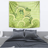 Hawaii Palaka Tapestry Cute Green Mango Turtle On The Waves DT05 - Polynesian Pride