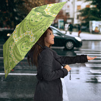 Hawaii Palaka Umbrella Cute Green Mango Turtle On The Waves DT05 - Polynesian Pride