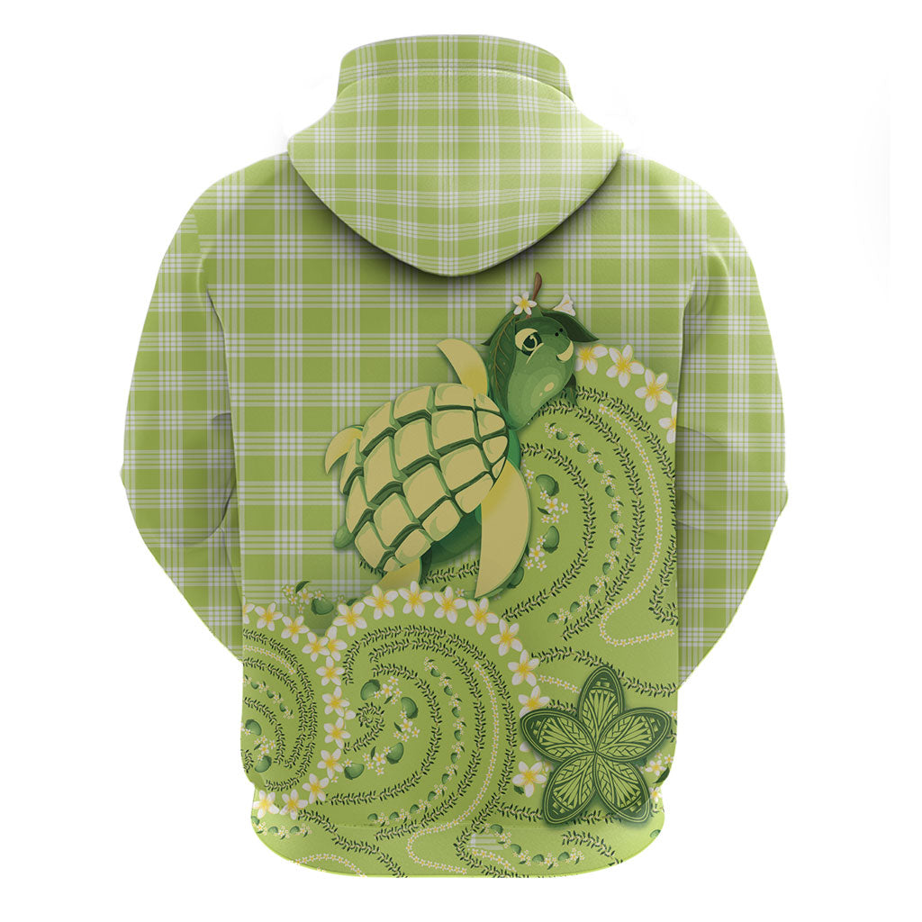 Hawaii Palaka Zip Hoodie Cute Green Mango Turtle On The Waves DT05 - Polynesian Pride