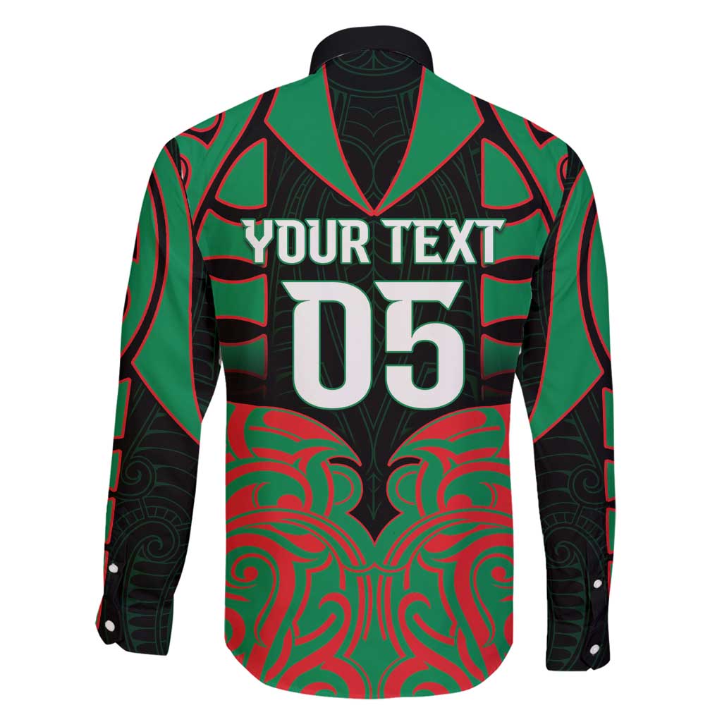 Custom Aotearoa Ngati Hine Family Matching Puletasi and Hawaiian Shirt Maori Pattern New Zealand - Polynesian Pride