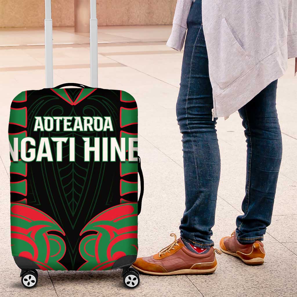 Aotearoa Ngati Hine Luggage Cover Maori Pattern New Zealand - Polynesian Pride