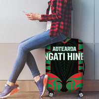 Aotearoa Ngati Hine Luggage Cover Maori Pattern New Zealand - Polynesian Pride