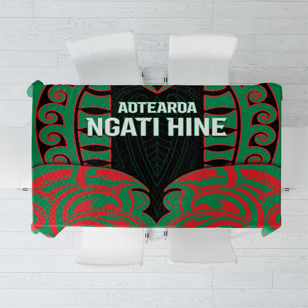 Aotearoa Ngati Hine Tablecloth Maori Pattern New Zealand - Polynesian Pride