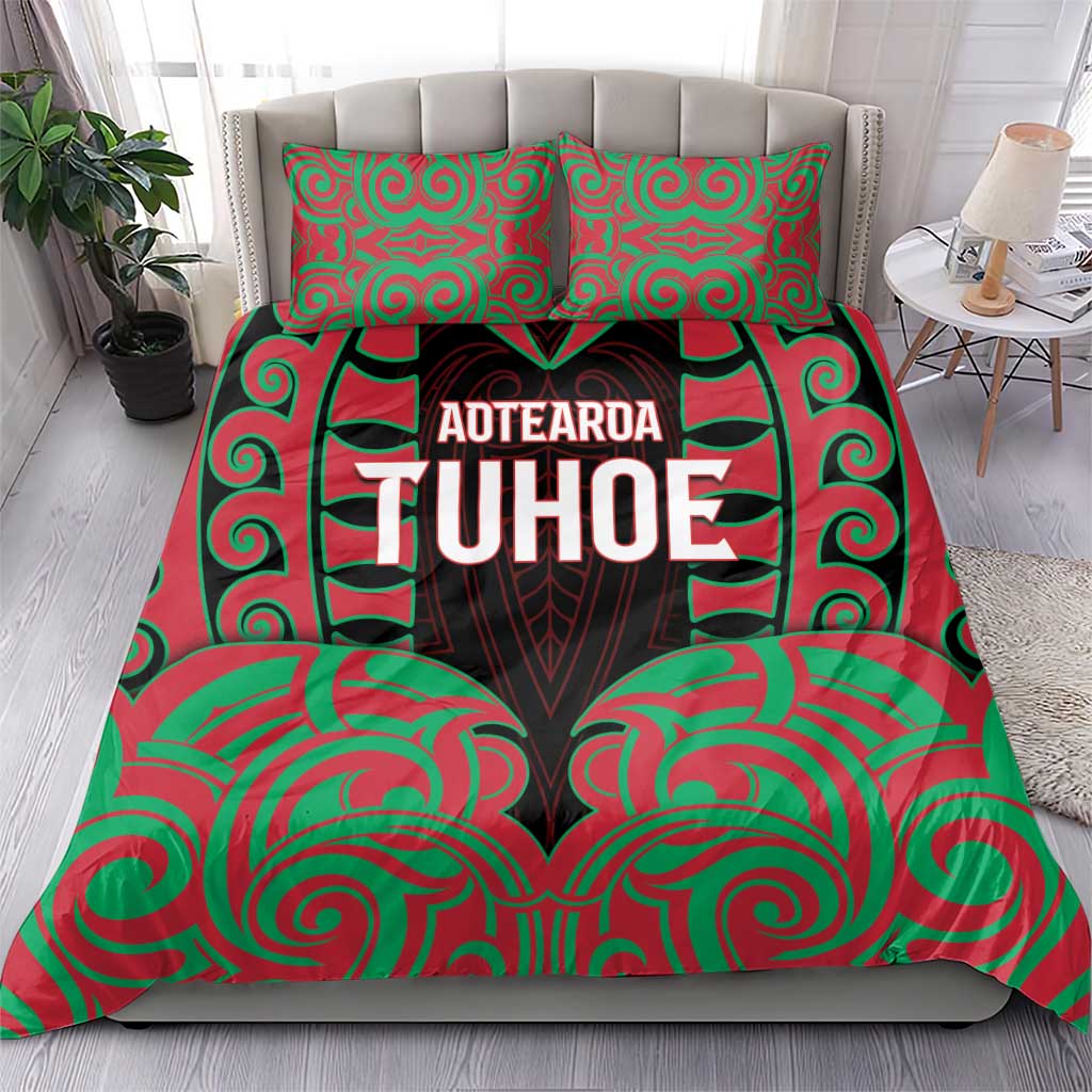 Aotearoa Tuhoe Bedding Set Maori Pattern New Zealand - Polynesian Pride