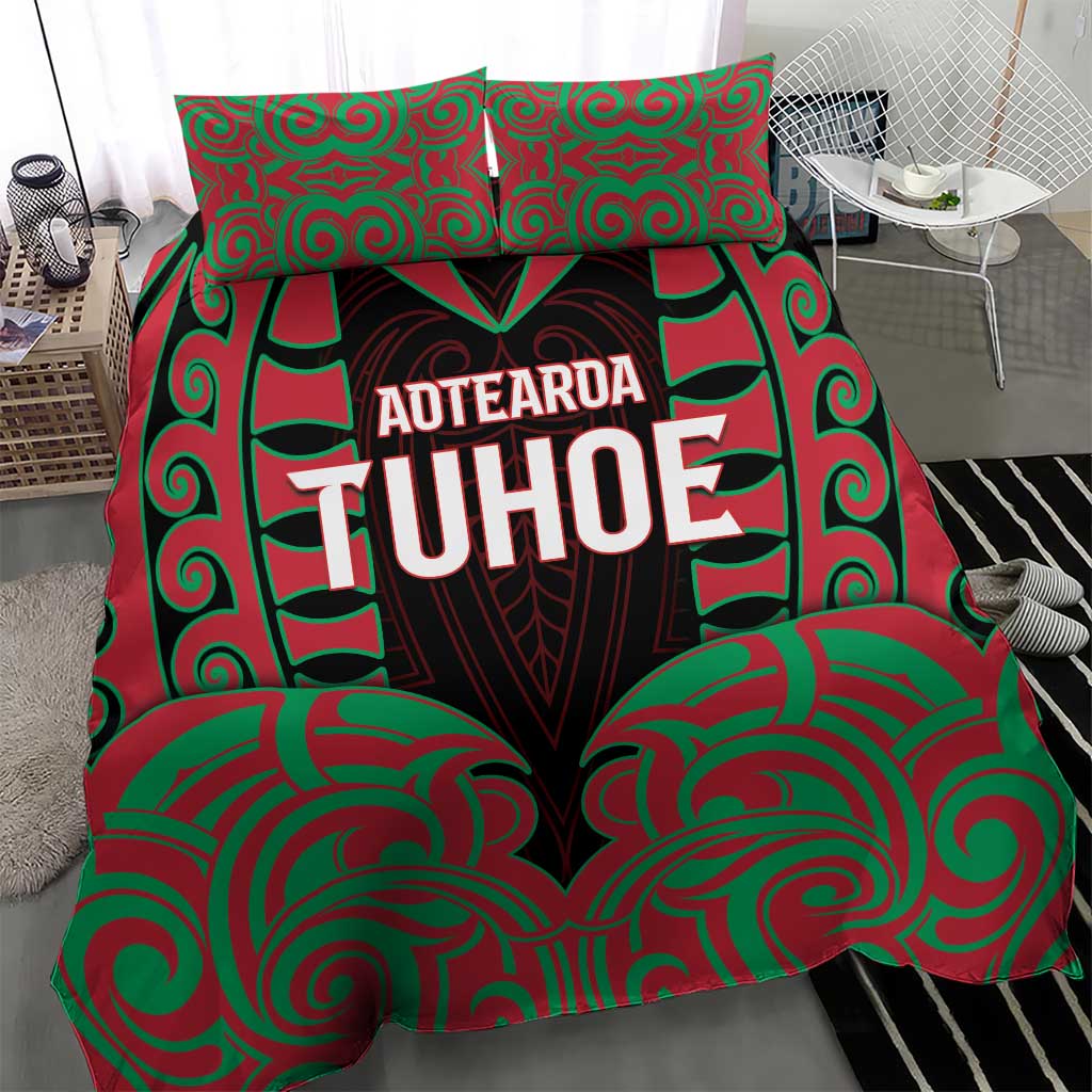 Aotearoa Tuhoe Bedding Set Maori Pattern New Zealand - Polynesian Pride