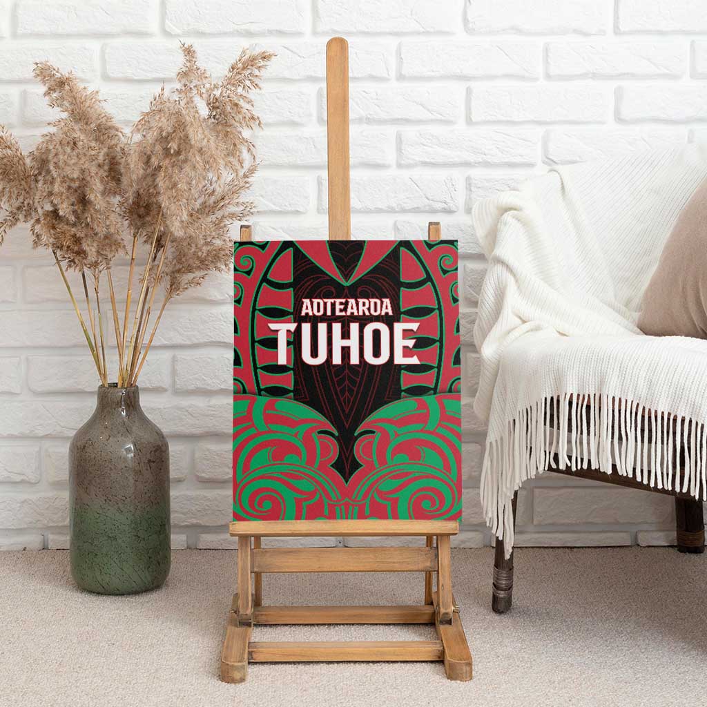 Aotearoa Tuhoe Canvas Wall Art Maori Pattern New Zealand - Polynesian Pride