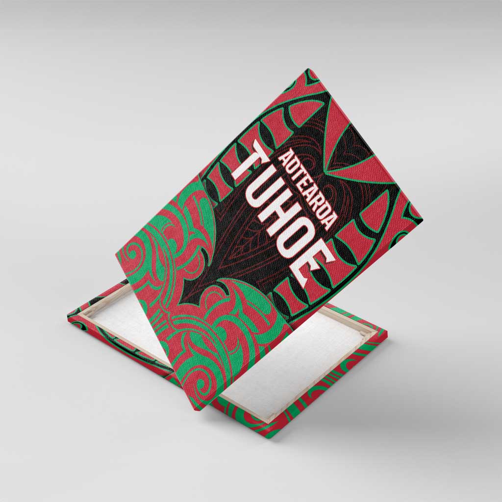 Aotearoa Tuhoe Canvas Wall Art Maori Pattern New Zealand - Polynesian Pride