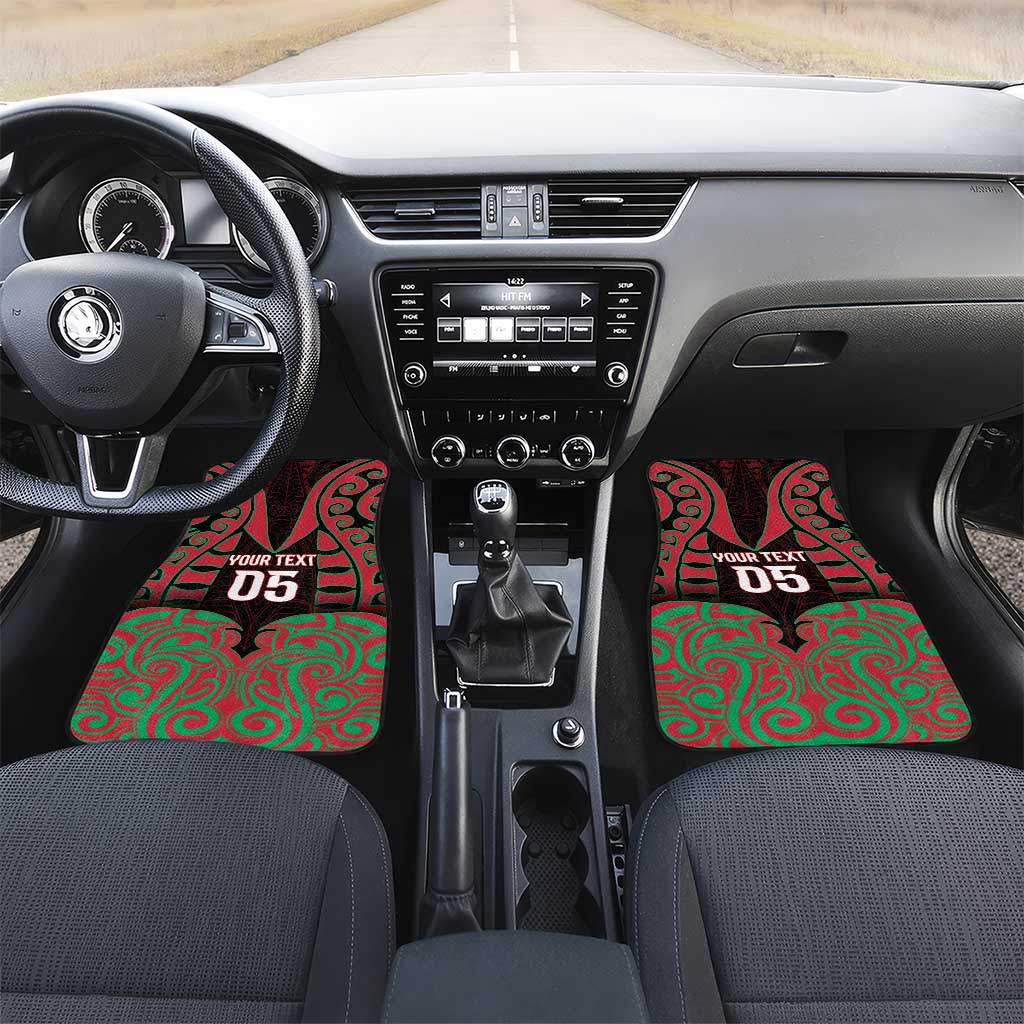 Aotearoa Tuhoe Car Mats Maori Pattern New Zealand - Polynesian Pride