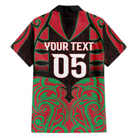 Custom Aotearoa Tuhoe Family Matching Summer Maxi Dress and Hawaiian Shirt Maori Pattern New Zealand - Polynesian Pride