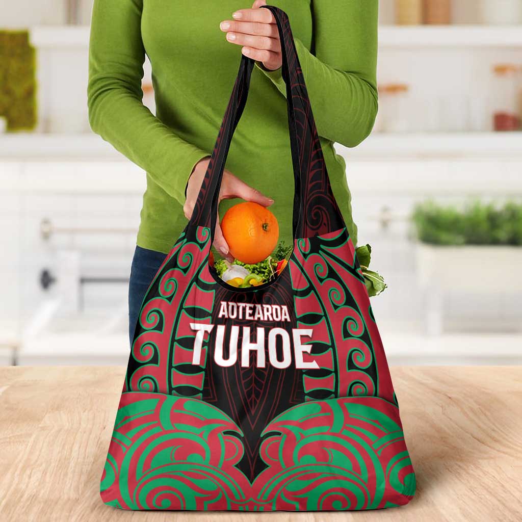 Aotearoa Tuhoe Grocery Bag Maori Pattern New Zealand - Polynesian Pride