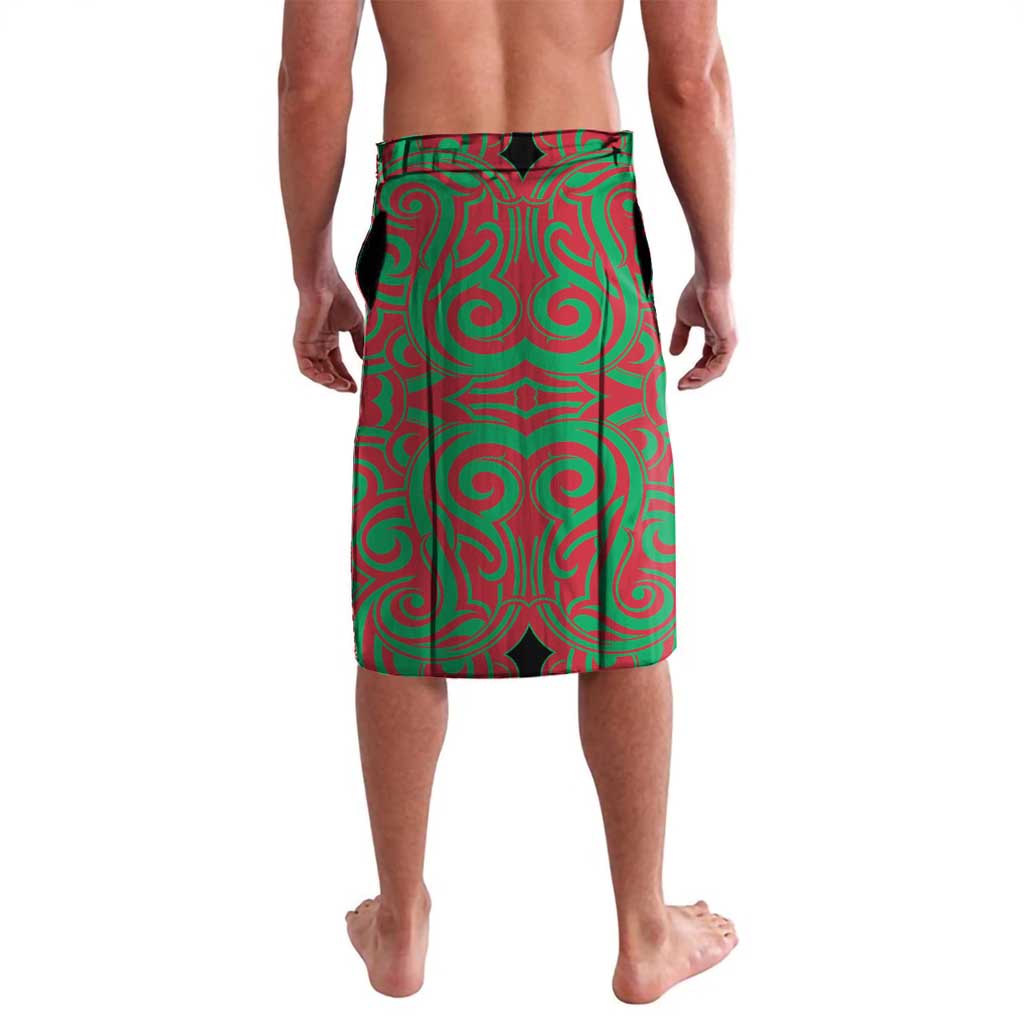 Custom Aotearoa Tuhoe Lavalava Maori Pattern New Zealand - Polynesian Pride