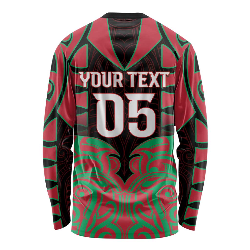 Custom Aotearoa Tuhoe Long Sleeve Shirt Maori Pattern New Zealand - Polynesian Pride