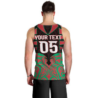 Custom Aotearoa Tuhoe Men Tank Top Maori Pattern New Zealand - Polynesian Pride