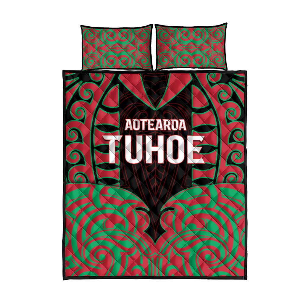 Aotearoa Tuhoe Quilt Bed Set Maori Pattern New Zealand - Polynesian Pride
