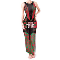 Custom Aotearoa Tuhoe Tank Maxi Dress Maori Pattern New Zealand - Polynesian Pride