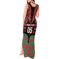 Custom Aotearoa Tuhoe Tank Maxi Dress Maori Pattern New Zealand - Polynesian Pride