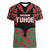 Custom Aotearoa Tuhoe Women V-Neck T-Shirt Maori Pattern New Zealand - Polynesian Pride