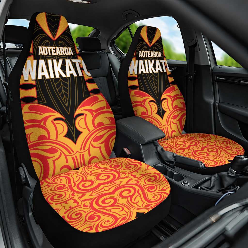 Aotearoa Waikato Car Seat Cover Maori Pattern New Zealand - Polynesian Pride