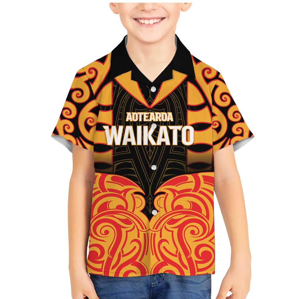 Custom Aotearoa Waikato Family Matching Mermaid Dress and Hawaiian Shirt Maori Pattern New Zealand - Polynesian Pride