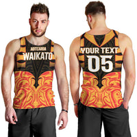 Custom Aotearoa Waikato Men Tank Top Maori Pattern New Zealand - Polynesian Pride