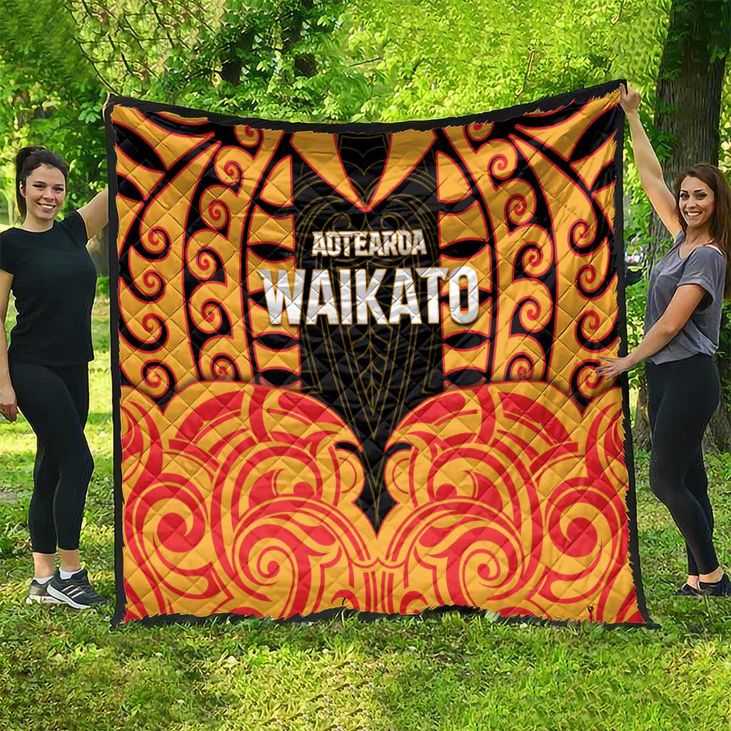 Aotearoa Waikato Quilt Maori Pattern New Zealand - Polynesian Pride