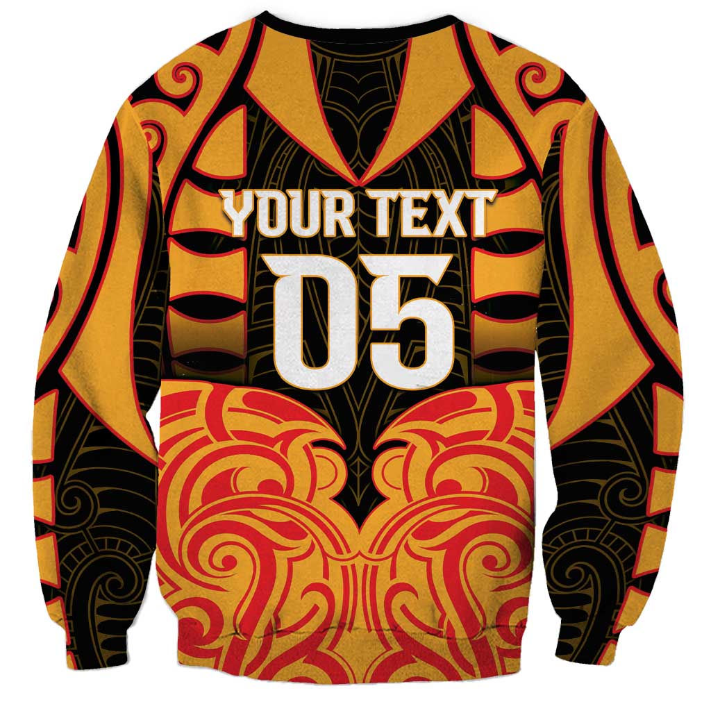 Custom Aotearoa Waikato Sweatshirt Maori Pattern New Zealand - Polynesian Pride