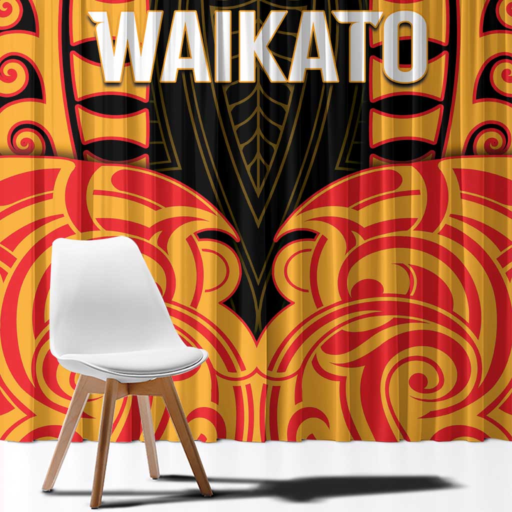 Aotearoa Waikato Window Curtain Maori Pattern New Zealand - Polynesian Pride