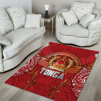 Tonga King's Birthday Area Rug Gold Royal Crown Tribal Patterns DT05 - Polynesian Pride
