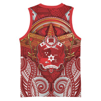 Tonga King's Birthday Basketball Jersey Gold Royal Crown Tribal Patterns DT05 - Polynesian Pride