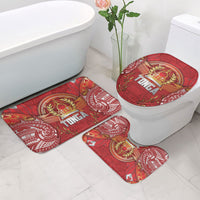 Tonga King's Birthday Bathroom Set Gold Royal Crown Tribal Patterns DT05 - Polynesian Pride