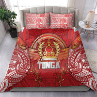 Tonga King's Birthday Bedding Set Gold Royal Crown Tribal Patterns DT05 - Polynesian Pride