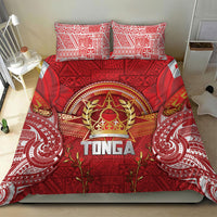 Tonga King's Birthday Bedding Set Gold Royal Crown Tribal Patterns DT05 - Polynesian Pride