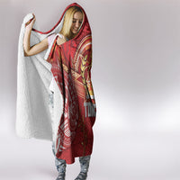 Tonga King's Birthday Hooded Blanket Gold Royal Crown Tribal Patterns DT05 - Polynesian Pride