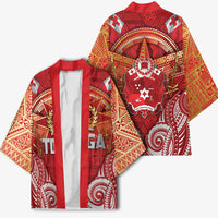 Tonga King's Birthday Kimono Gold Royal Crown Tribal Patterns DT05 - Polynesian Pride