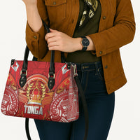Tonga King's Birthday Leather Bag Gold Royal Crown Tribal Patterns DT05 - Polynesian Pride