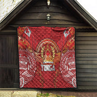 Tonga King's Birthday Quilt Gold Royal Crown Tribal Patterns DT05 - Polynesian Pride