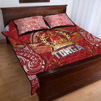 Tonga King's Birthday Quilt Bed Set Gold Royal Crown Tribal Patterns DT05 - Polynesian Pride