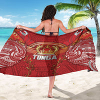 Tonga King's Birthday Sarong Gold Royal Crown Tribal Patterns DT05 - Polynesian Pride