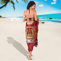 Tonga King's Birthday Sarong Gold Royal Crown Tribal Patterns DT05 - Polynesian Pride