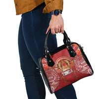 Tonga King's Birthday Shoulder Handbag Gold Royal Crown Tribal Patterns DT05 - Polynesian Pride