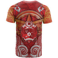 Tonga King's Birthday T Shirt Gold Royal Crown Tribal Patterns DT05 - Polynesian Pride