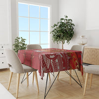 Tonga King's Birthday Tablecloth Gold Royal Crown Tribal Patterns DT05 - Polynesian Pride