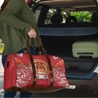 Tonga King's Birthday Travel Bag Gold Royal Crown Tribal Patterns DT05 - Polynesian Pride