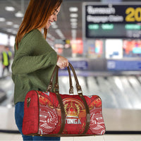 Tonga King's Birthday Travel Bag Gold Royal Crown Tribal Patterns DT05 - Polynesian Pride