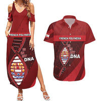 French Polynesia Is In My DNA Couples Matching Summer Maxi Dress and Hawaiian Shirt - Polynesian Pride