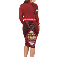 French Polynesia Is In My DNA Family Matching Long Sleeve Bodycon Dress and Hawaiian Shirt DT05 - Polynesian Pride
