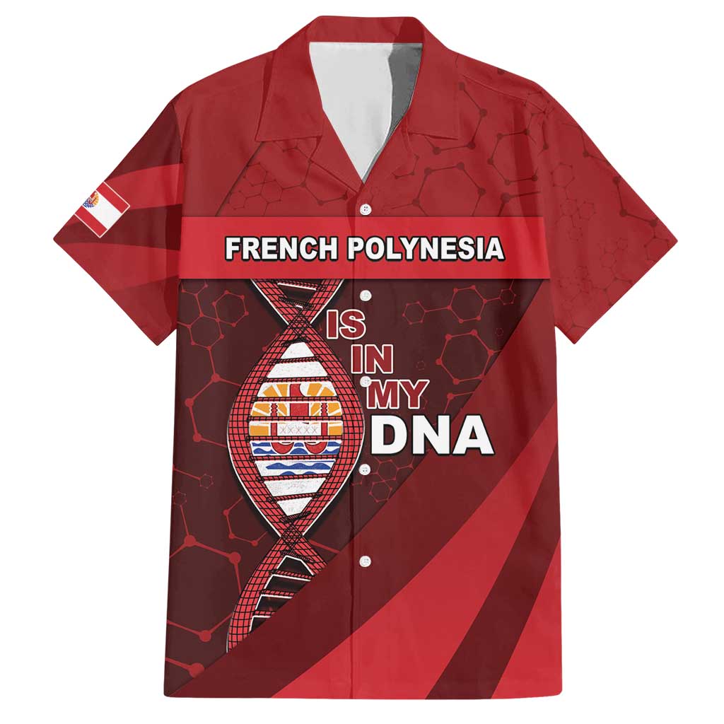 French Polynesia Is In My DNA Family Matching Short Sleeve Bodycon Dress and Hawaiian Shirt - Polynesian Pride