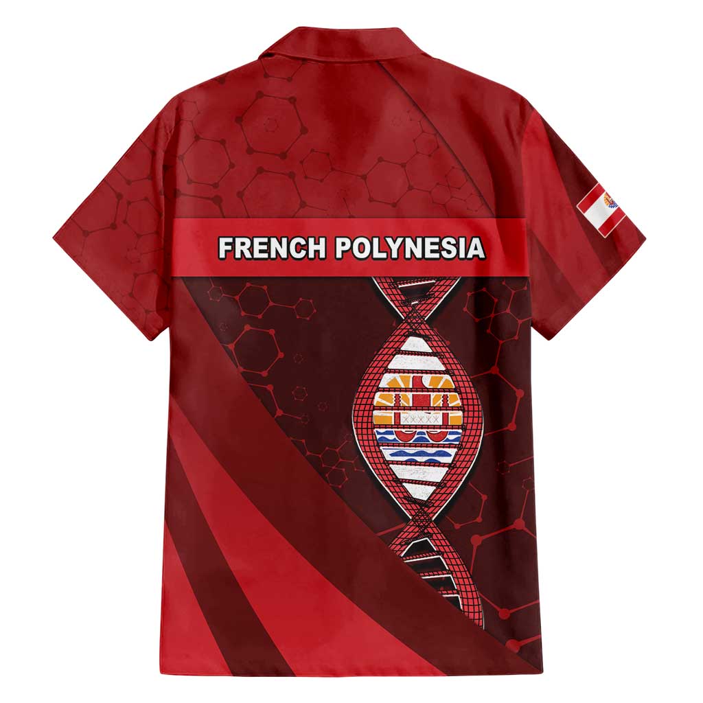 French Polynesia Is In My DNA Family Matching Short Sleeve Bodycon Dress and Hawaiian Shirt - Polynesian Pride