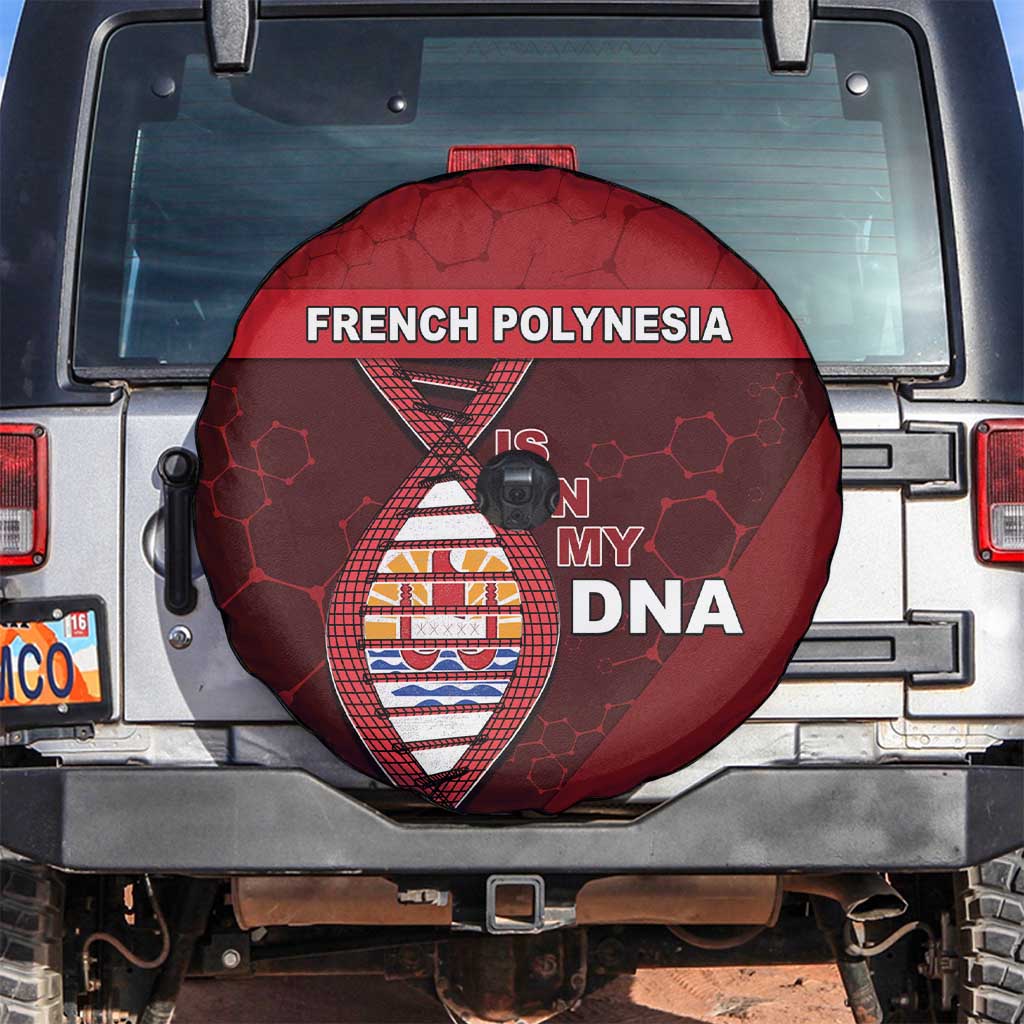 French Polynesia Is In My DNA Spare Tire Cover - Polynesian Pride